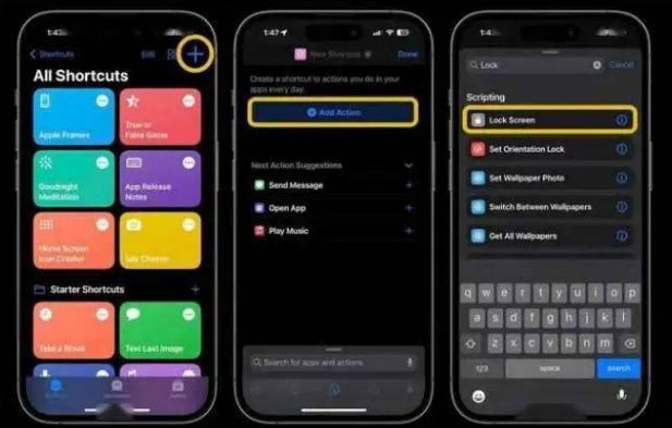昌化镇苹果14锁屏维修店分享iPhone14升级iOS16.4后如何创建锁屏快捷方式 